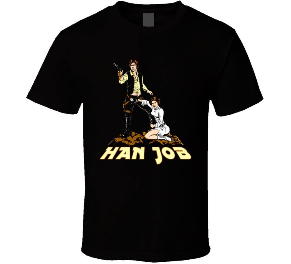 Unisex shirt Cotton Oversize Large Size Hand Job Han Solo