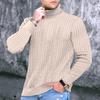 Men's Solid Color Turtleneck Sweater