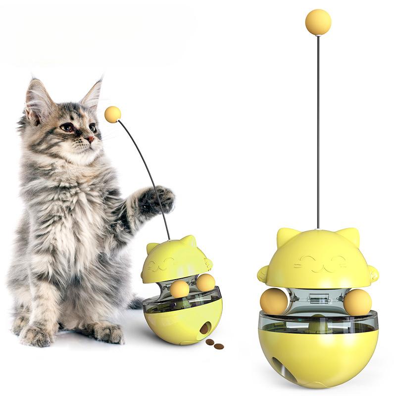 Pet Supplies Manufacturer Wholesale Company New Hot Style Gourd Tumbler Cat Teaser Wand Self-Entertainment Cat Toy