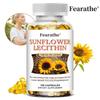 Fearathe Sunflower Lecithin Supplement 1200mg Per Serving, Organic, with Naturally Occurring Phosphatidylcholine 111mg, 120 Softgels