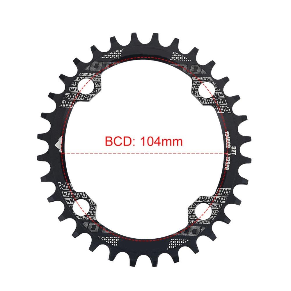 104BCD Single Speed Chainring 32T 34T 38T Cycling Chainring Bicycle Chainring  Bike Accessories
