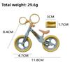 Creative, Fun and Movable Bicycles, Couple Jewelry, Keychain Pendant, Small Gift Ornament.