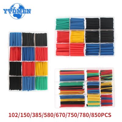 Heat-shrink Tubing Thermoresistant Tube Heat Shrink Wrapping Kit Electrical Connection Wire Cable Insulation Sleeving 2:1