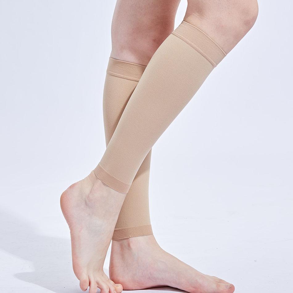 

Varicose Vein Compression Socks: Mid-Calf Medical & Sport Elastic Sleeves Double Extra Large