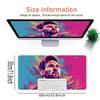 1pc Large Gaming Mouse Pad, UV Reactive Non-Slip Desk Mat, Washable PolyesterFootball, stars, World CupComputer Pad with Vibrant Game Machin