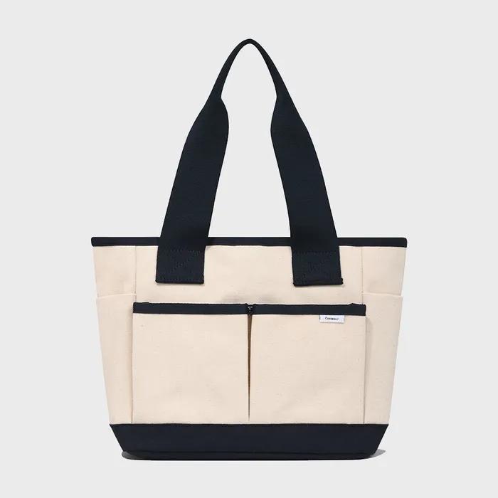 Arch Logo Canvas Tote Bag Navy