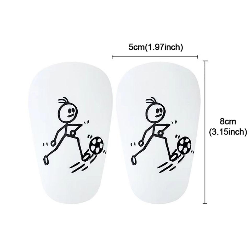Loogdeel Mini Shin Pads Wear-resistant Shock Absorbing Leg Support Football Training Shin Guards Soccer Training Shank Board