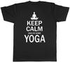 Keep Calm And Do Some Yoga Unisexs Unisexs Unisex Tee TShirt