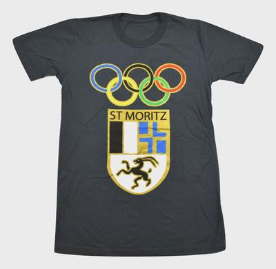 Olympic Museum Collection Mens St. Moritz Switzerland Shirt New Small