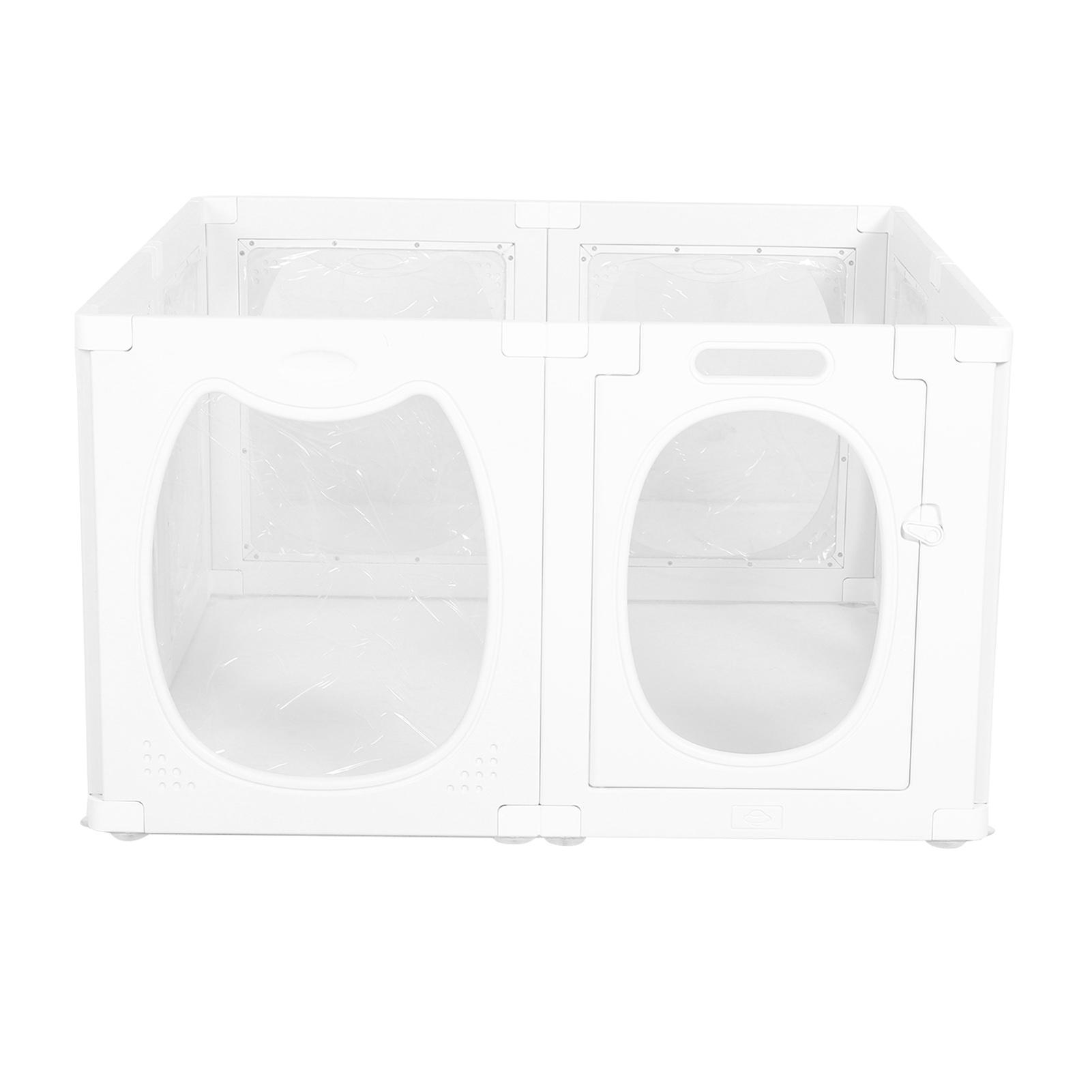Clear Acrylic Dog Playpen Easy Assemble