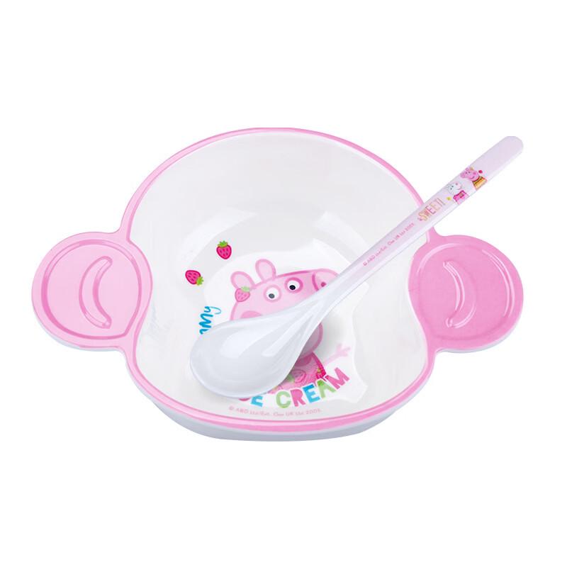 WUHE Peppa Pig Kids Melamine Dinnerware Set
