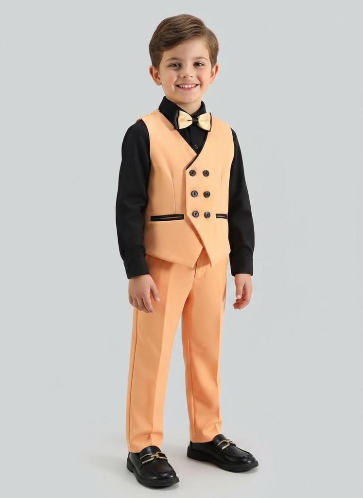 Boys' Formal Three-Piece Suit for Pageboy, Host, or Piano Performance