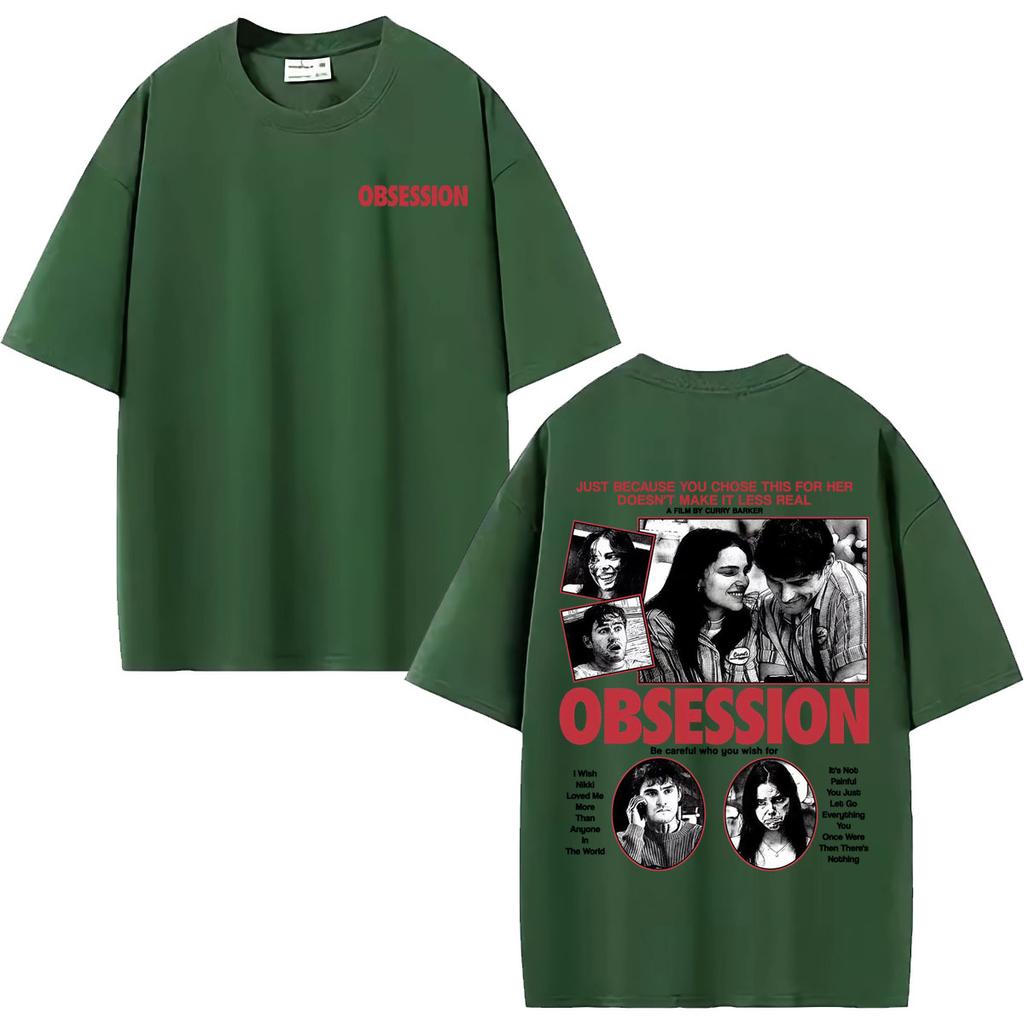 Obsession 2026 Horrorfilm Merch T-Shirt Heißer Verkauf Ein Wunsch Weide T-Shirts Unisex Unisex Lässig Gemütlich 100% Baumwolle T-Shirt Streetwear
