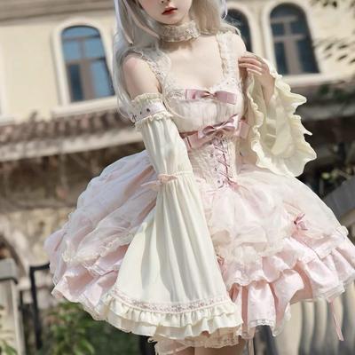 Rose Butler JSK Ballet Lolita Full Set Subculture Dopamine Style