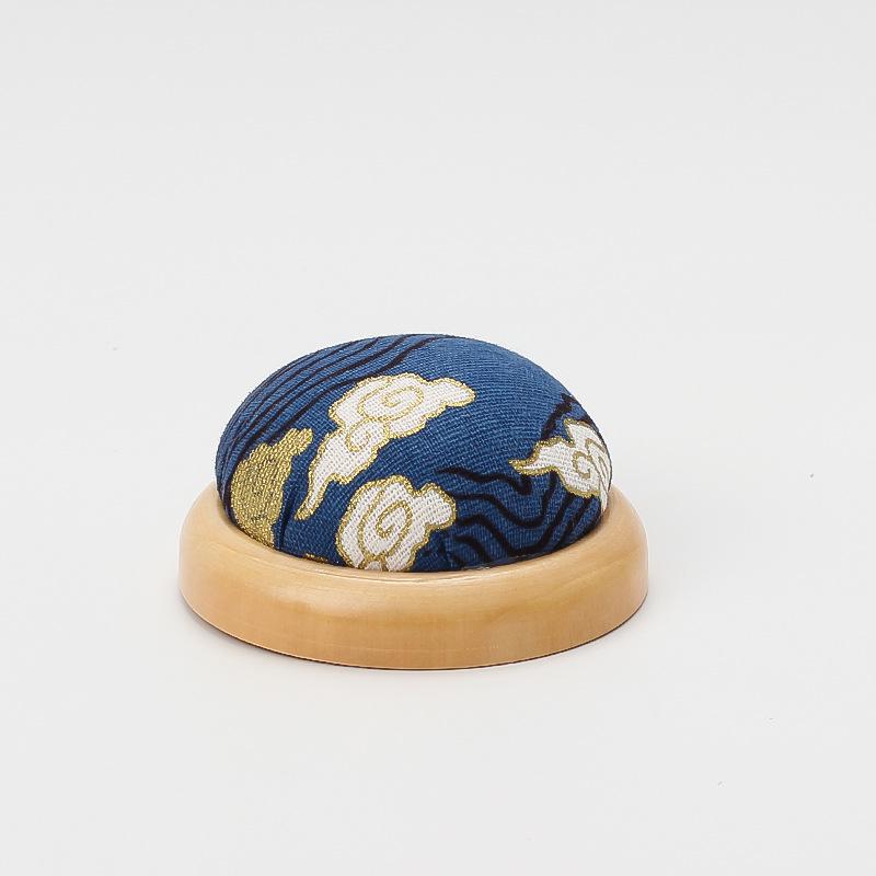 Japanese Style Wooden Pin Cushion & Needle Holder for DIY Sewing & Cross Stitch