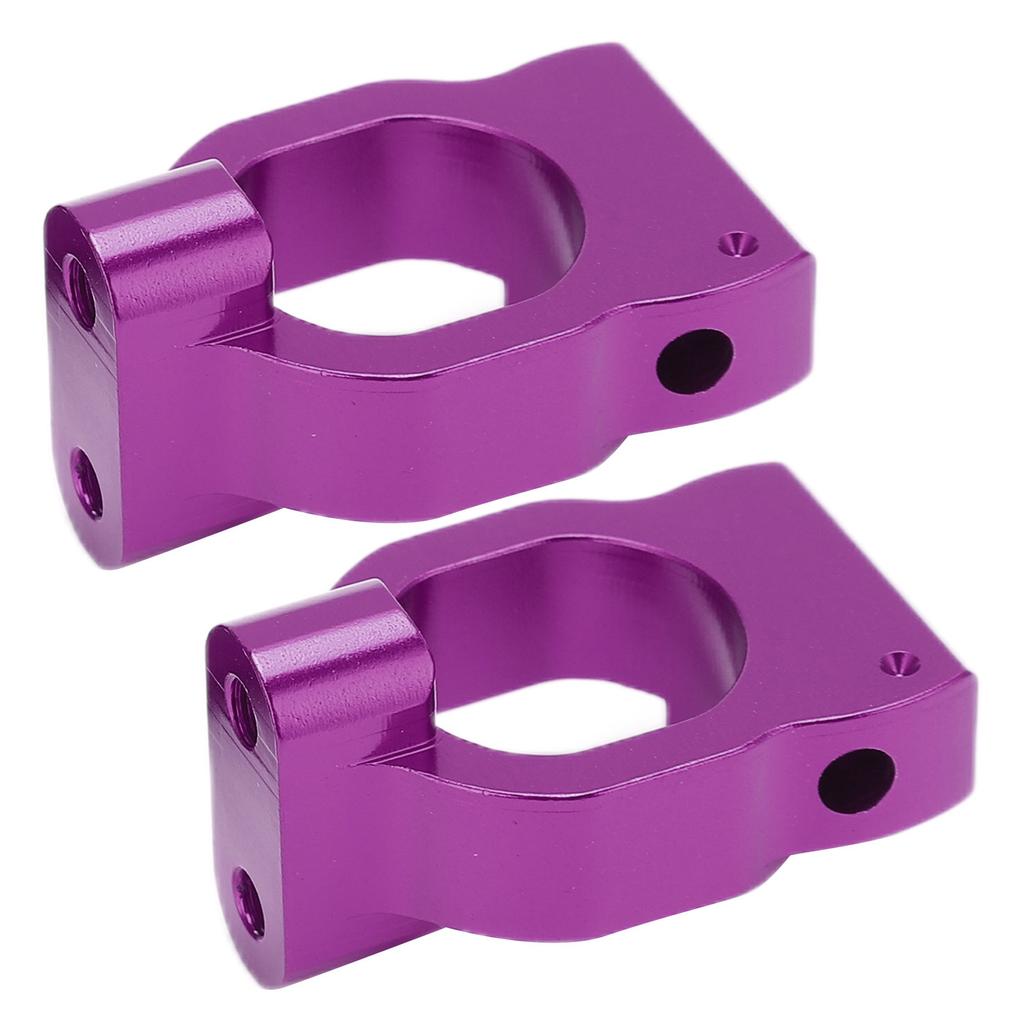 2PCS RC Wheel St Aluminum Alloy RC CShaped St Part for 1/10 Remote Control Car(Red )