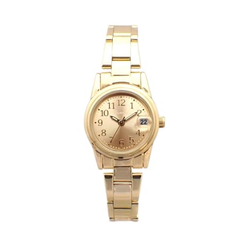 

Часы-лампа с индикацией даты и металлическим ремешком Y02818S-2 GD/MOC Женские Золотые