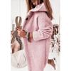 Cardigan for Women Autumn Fashion Button Front Casual Plain Long Sleeve Knit Loose Daily Long Hooded Cardigan Outerwear