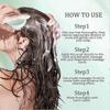 2-in-1 Rosemary Scalp Scrub Shampoo, Sea Salt & Mint calp Care with Massaging Comb for All Hair Types