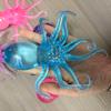 Nee--doh Octopus Squishy Jellyfish Squish Beach Water Play Octopus Toy Outdoor Squeeze Toy Simulated Octopus Stress Balls Relief