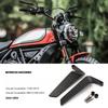 Black Rearview Mirrors Motorcycle Rear Side View Mirrors For Ducati Scrambler 1100 SCRAMBLER 800 ICOM