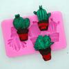 Cactus Silicone Mold Diy Chocolate Mould Candle Gypsum Cake Baking Tool