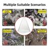 50pcs Insulated Plant Protection Cover Transparent Plant Bell Covers  Protecting Plants