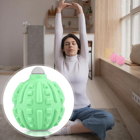 Δονούμενη μπάλα μασάζ υψηλής έντασης ανακούφιση από τον πόνο Φυσικοθεραπεία Φορητό Μυϊκό μασάζ βαθιού ιστού Μπάλα περιτονίας