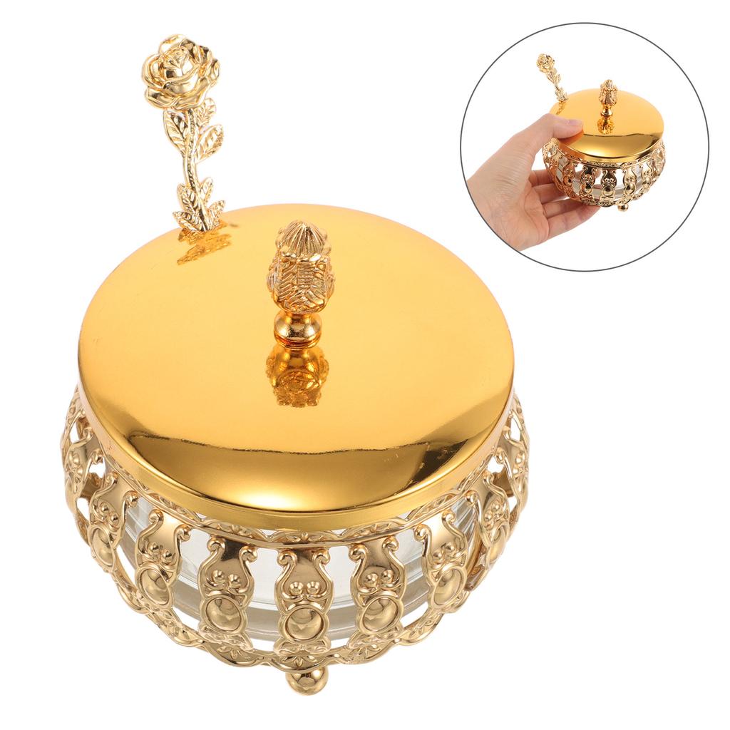 1 Set Barattolo Zucchero con Cucchiaino Vetro Trasparente Ermetico Contenitore Condimenti Contenitore Spezie Cucina Barattolo Spezie Decorativo Cucchiaino Caffè