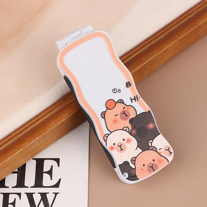 Mini-Haarbürste, faltbarer Massagekamm, Kopfmassage, antistatisch, tragbare Reise-Haarbürste, Mädchen-Haarkämme mit Spiegel