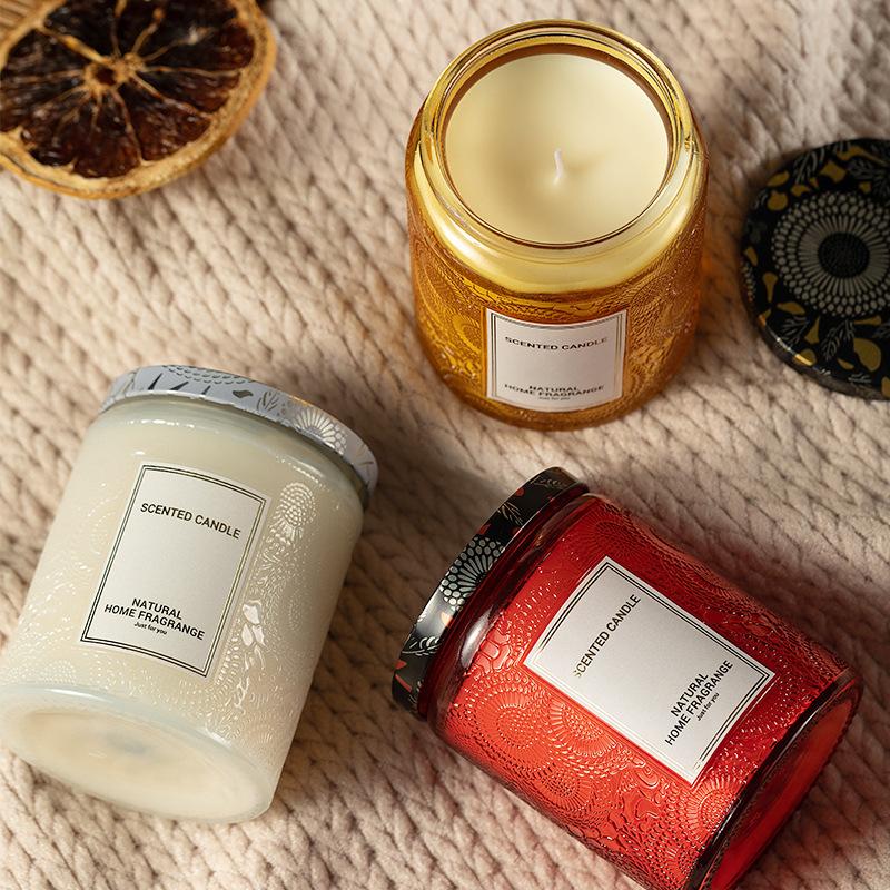 Embossed Scented Candles, Premium Gifts, Birthday Souvenirs, High-value Decorative Gift Ornaments