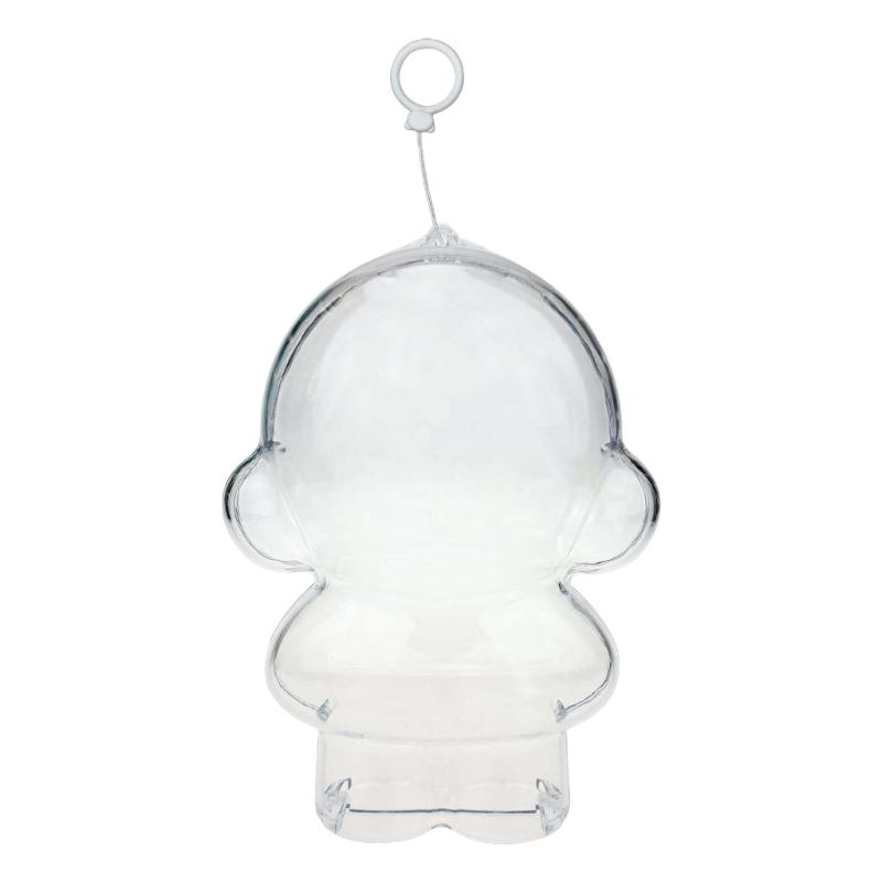 

Clear Acrylic Figures Protective Case Clear Figures Display Case Carrying Bag for 6Inch High Blind Box Plush Doll 1