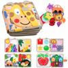 Felt Booklet Detachable Elements 3D Montessori Board Giraffe F30