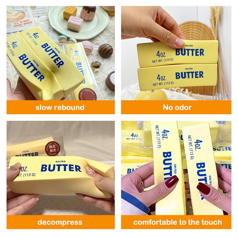 Soft Butter Stick Squeeze Butter Toy Slow Rising Hand Relaxation Relief Toy Stress Relief Relaxing Slow Rebound Toy Gift