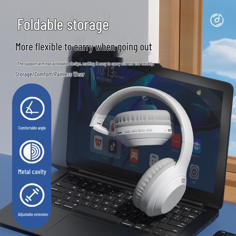 DR10 Head-mounted Bluetooth Earphones: Ultra-long Battery, High-Quality Sound, Lenovo-Compatible