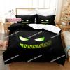 Angry Geometry Dash Beding Set Printed Bed Linen Set With Pilowcase Bed Soft Duvet Cover Soft Single Double Quen Super King-Sized Dimensionsd