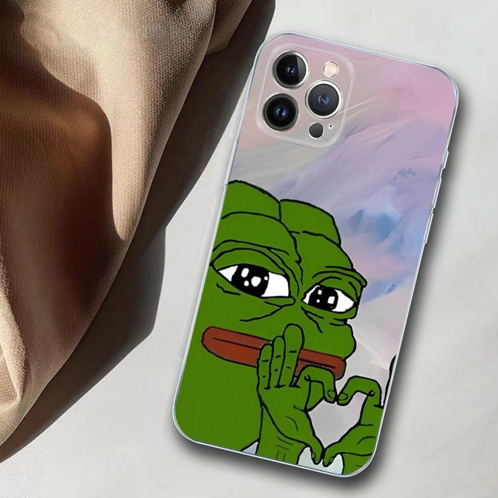 Sad Pepe The Frog  Phone Case For iPhone 14 11 12 13 Mini Pro XS Max Cover 6 7 8 Plus X XR SE 2020 Funda Shell