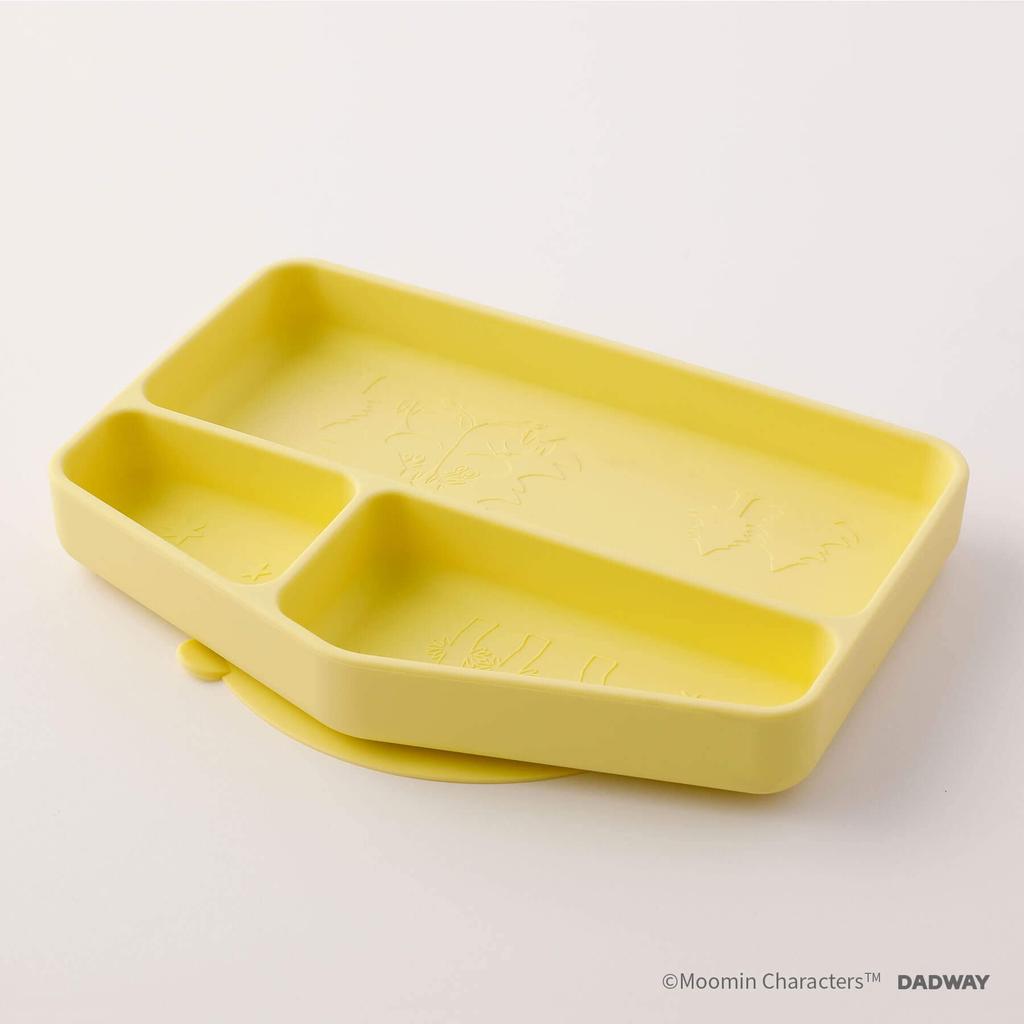 DADWAY MOOMIN BABY Moomin Baby Silicone Plate FDMB001065200 Suction Cup Dish House/Yellow