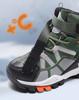 Children's Thickened High-Top Snow Boots for Boys - Warm, Cotton Lined, Cold-Proof Winter Shoes.