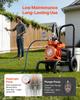 Diaphragm Airless Paint Sprayer, 900 W Efficient Cart Airless Paint Sprayer, 2200 Psi High Pressure, with Extension Pole, Cleaning Needle and Brush,