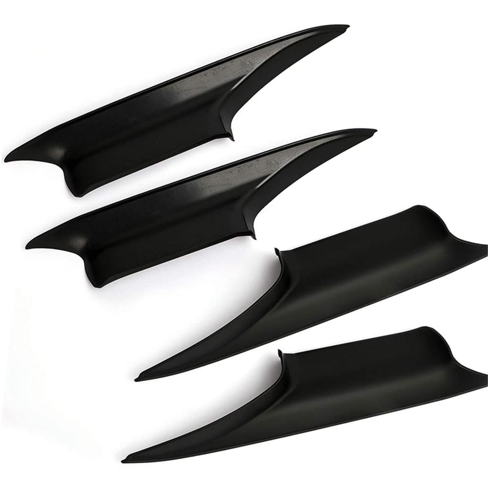 4x Door Interior Inside Handle Pull Carrier Cover For 08-15 BMW 7 Series F01 F02