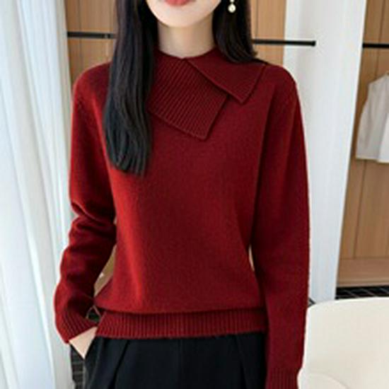 Women's Wool Cable Knit Cardigan: Retro Stand Collar Loose Sweater Coat, Available in Multiple Colors
