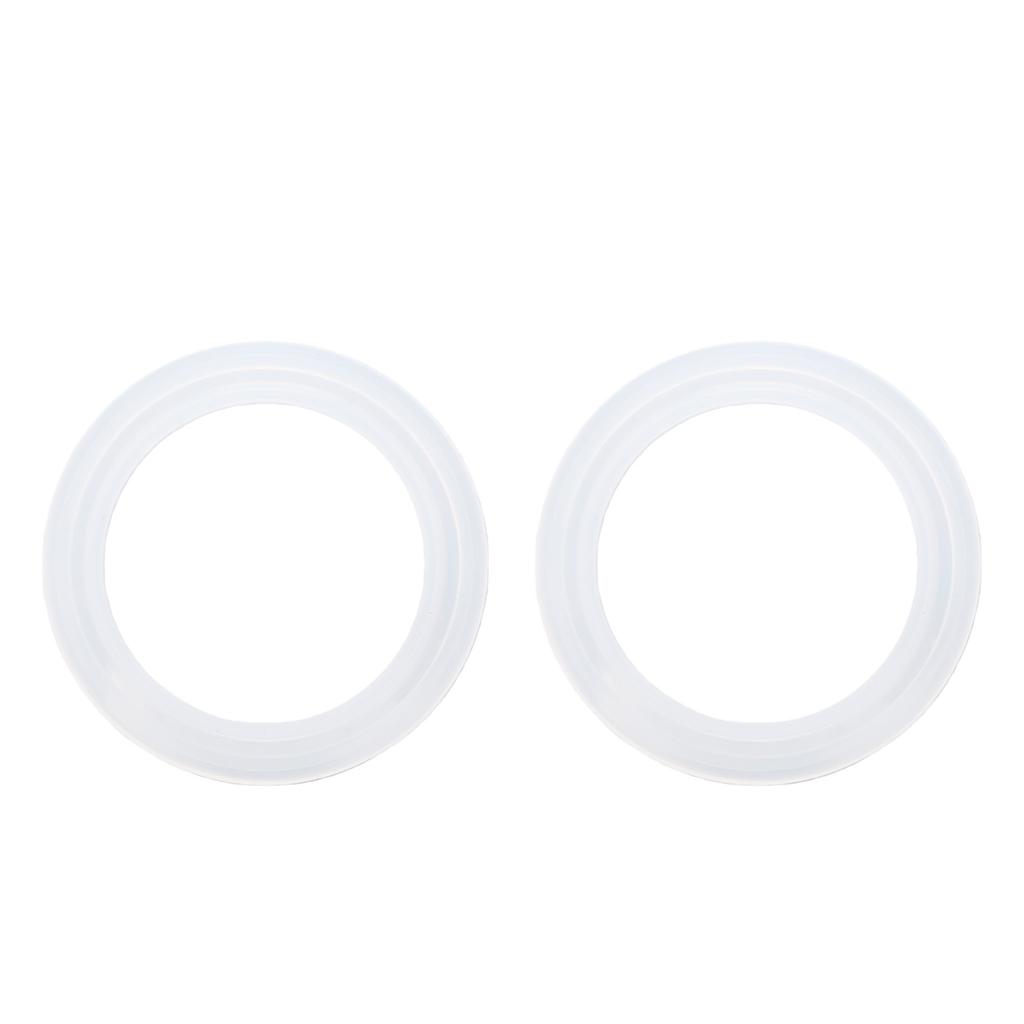 2 Pcs 51mm Silicone Steam Ring Replacement for Petrus PE3320 3606 Coffee Machine Grouphead Gasket