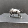 MINI Solid Pure Copper Ornament Bullish Lucky Cow 6cm Bull Wall Street Mascot Home Decor Desktop Crafts Sculpture Decoration