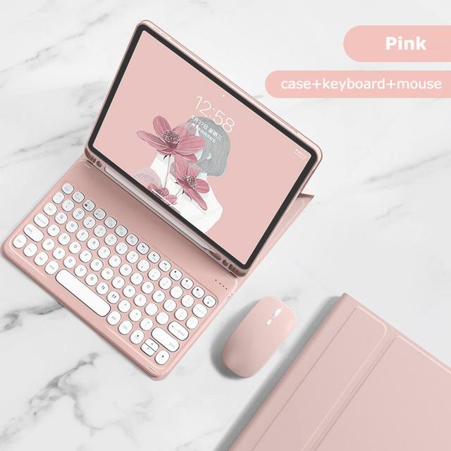 

Беспроводная клавиатура-мышь для iPad 10th 2022 10,9 дюймов Air 5 Air 6 4 3 10,2 8 9th Cover Air 3 Air Pro 11 2024 Чехол Складная подставка 2022 iPad 10 10.9