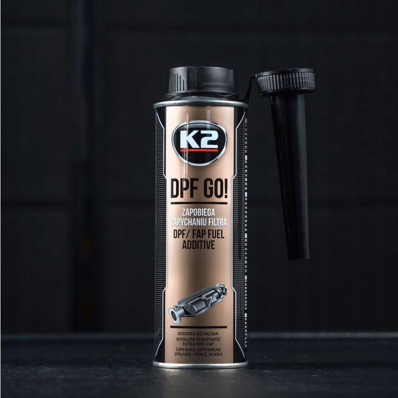 K2 DPF GO! DPF FAP Filter Protection Additive Prevents Clogging 250ml