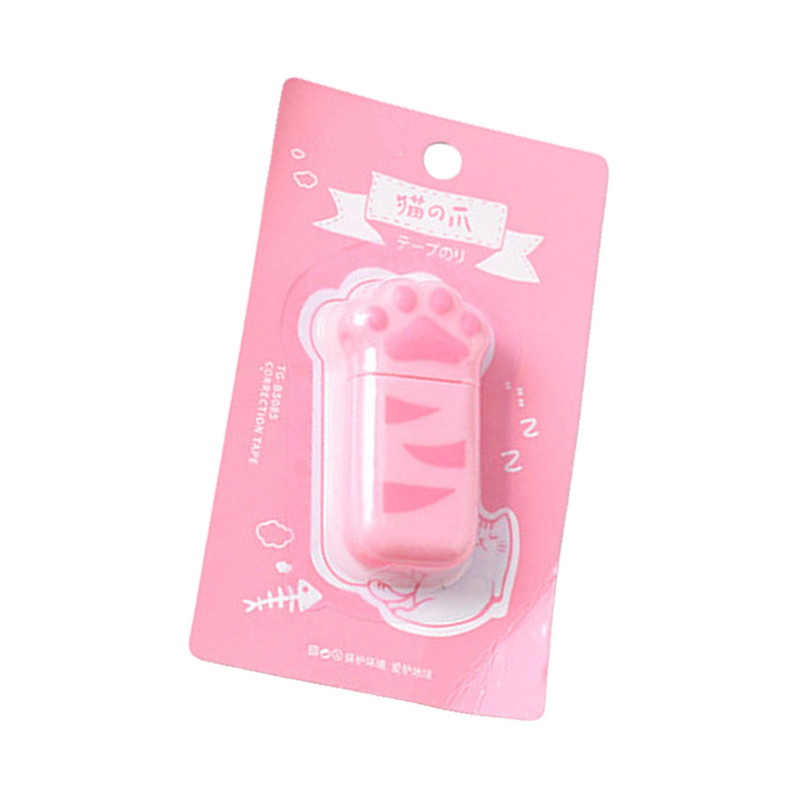 

Роллер с корректирующей лентой Kitten Claws 6 м x 5 мм, быстросохнущая белая корректирующая лента для письма, школьные и офисные принадлежности