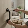 Rustic Door Pull with Mounting Hardware Heavy Duty Cast Iron Door Handle Drawer Pull with Screws Industrial Distressed