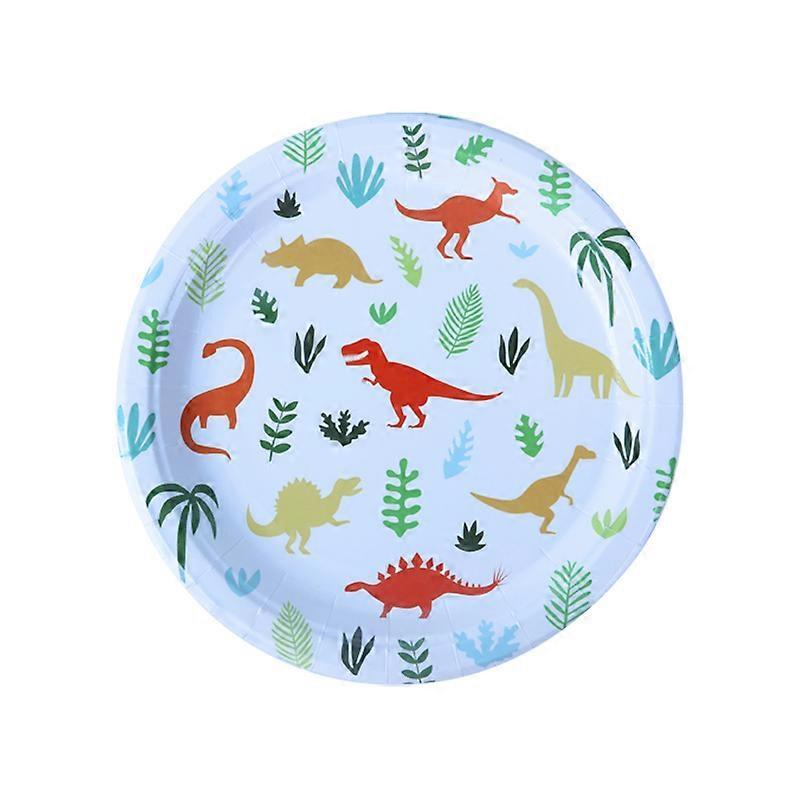 49pcs Dinosaur Birthday Party Supplies Dino Disposable Tableware Plate Will One Birthday Party Decoration Boy Kids Baby Shower