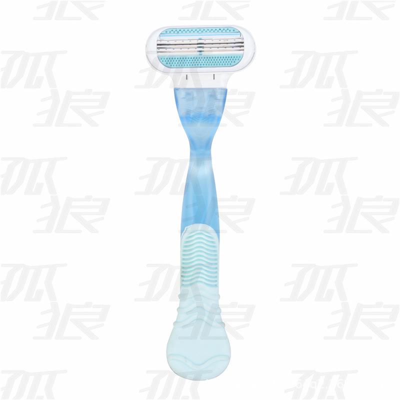 Women's 5-Blade Pink & Blue Razor for Hair Removal - Underarm & Private Areas